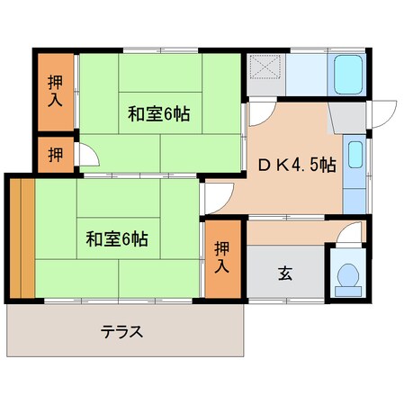 桜橋駅 徒歩15分 1階の物件間取画像